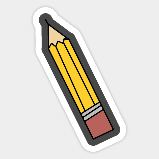 Pencil Sticker by saradaboru